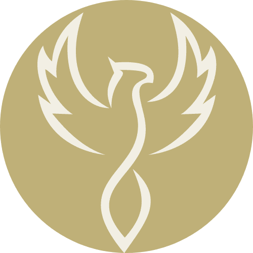 Logo Simone Mäkelä Phönix im Kreis